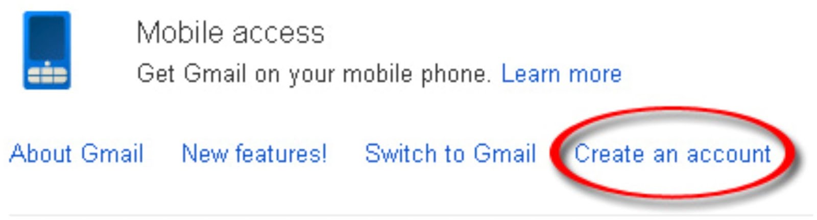 Gmail Switch mobile. Get your access