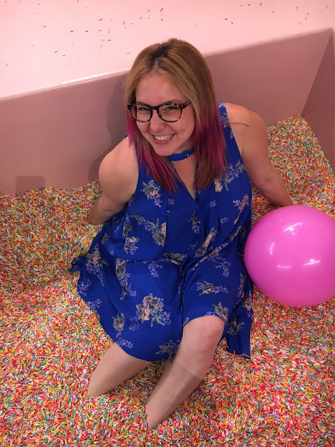 2017, 2018, reflection, Jamie Allison Sanders, Museum of Ice Cream, sprinkle pool, Los Angeles