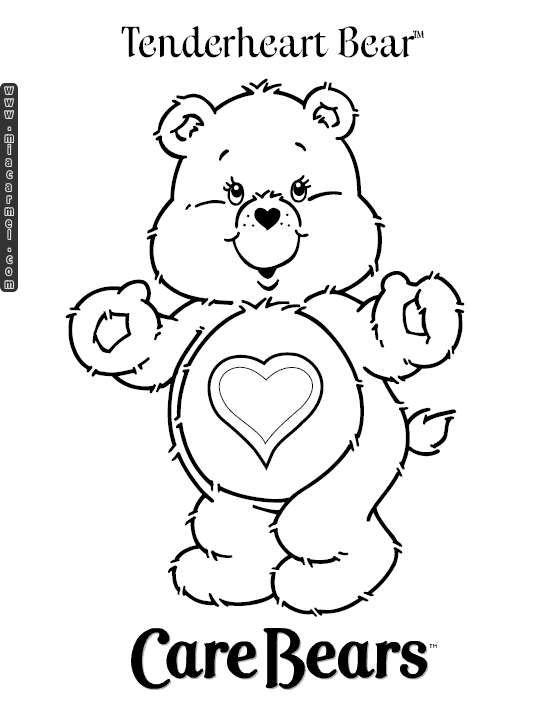 halloween care bears coloring pages - photo #6