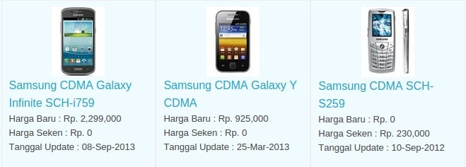 Daftar Harga Hp Terbaru Samsung CDMA Juli 2016 Daftar Harga Hp Terbaru Samsung CDMA Juli 2016
