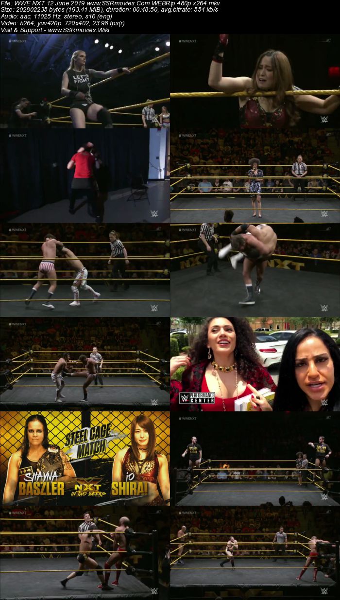 WWE NXT 12 June 2019 HDTV 480p Full Show Download