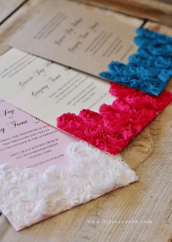 invitaciones de boda handmade
