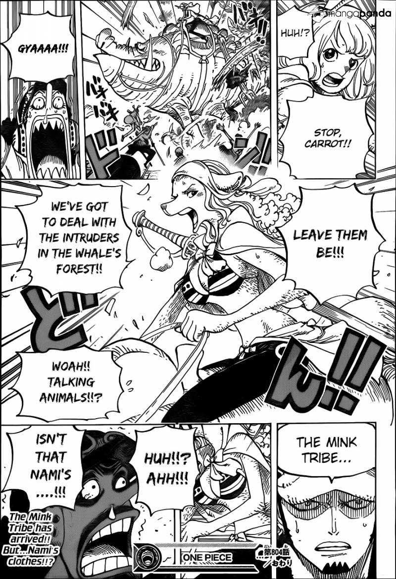 One Piece Ch 804: An Adventure on the Back of an Elephant