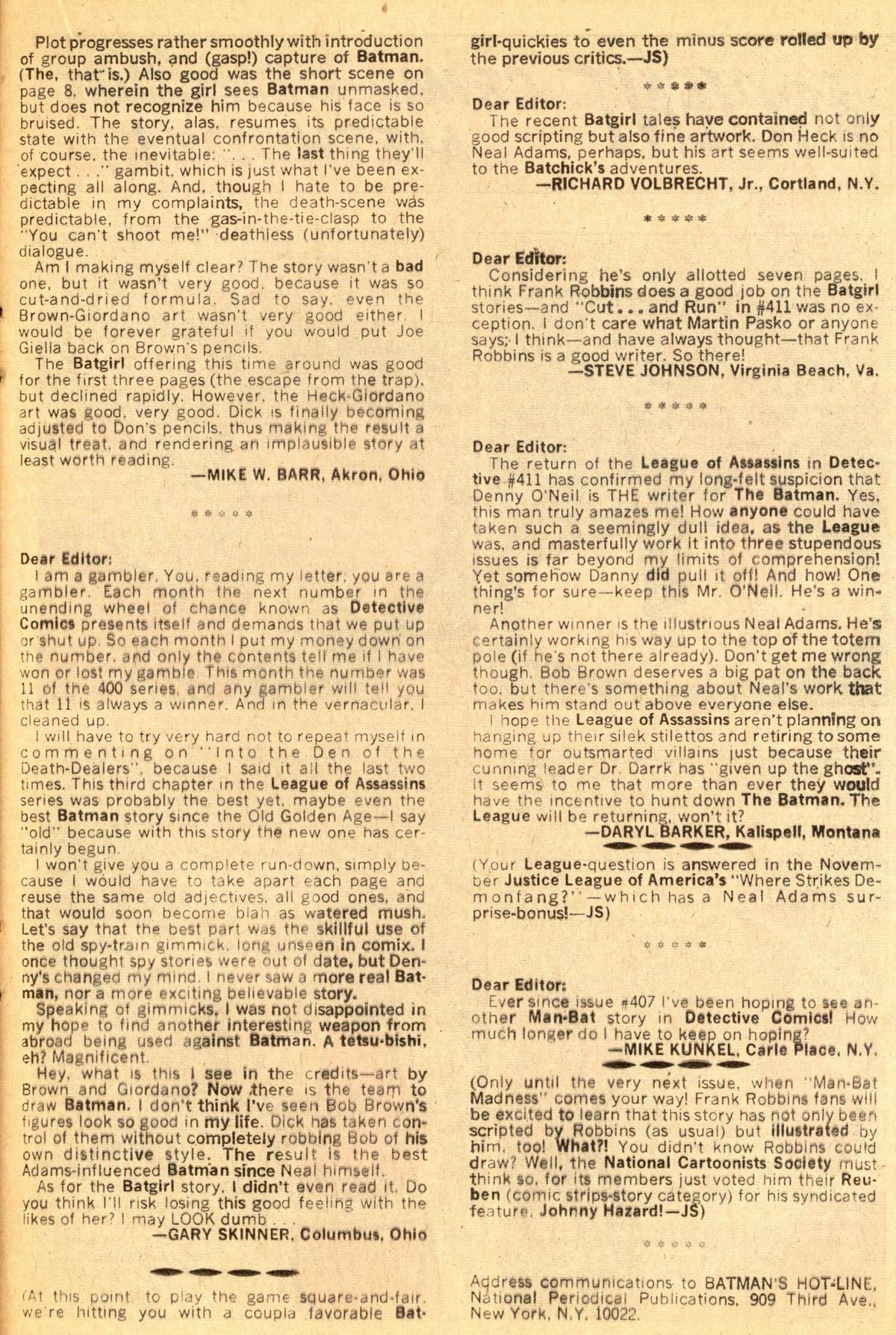 Read online Detective Comics (1937) comic -  Issue #415 - 31