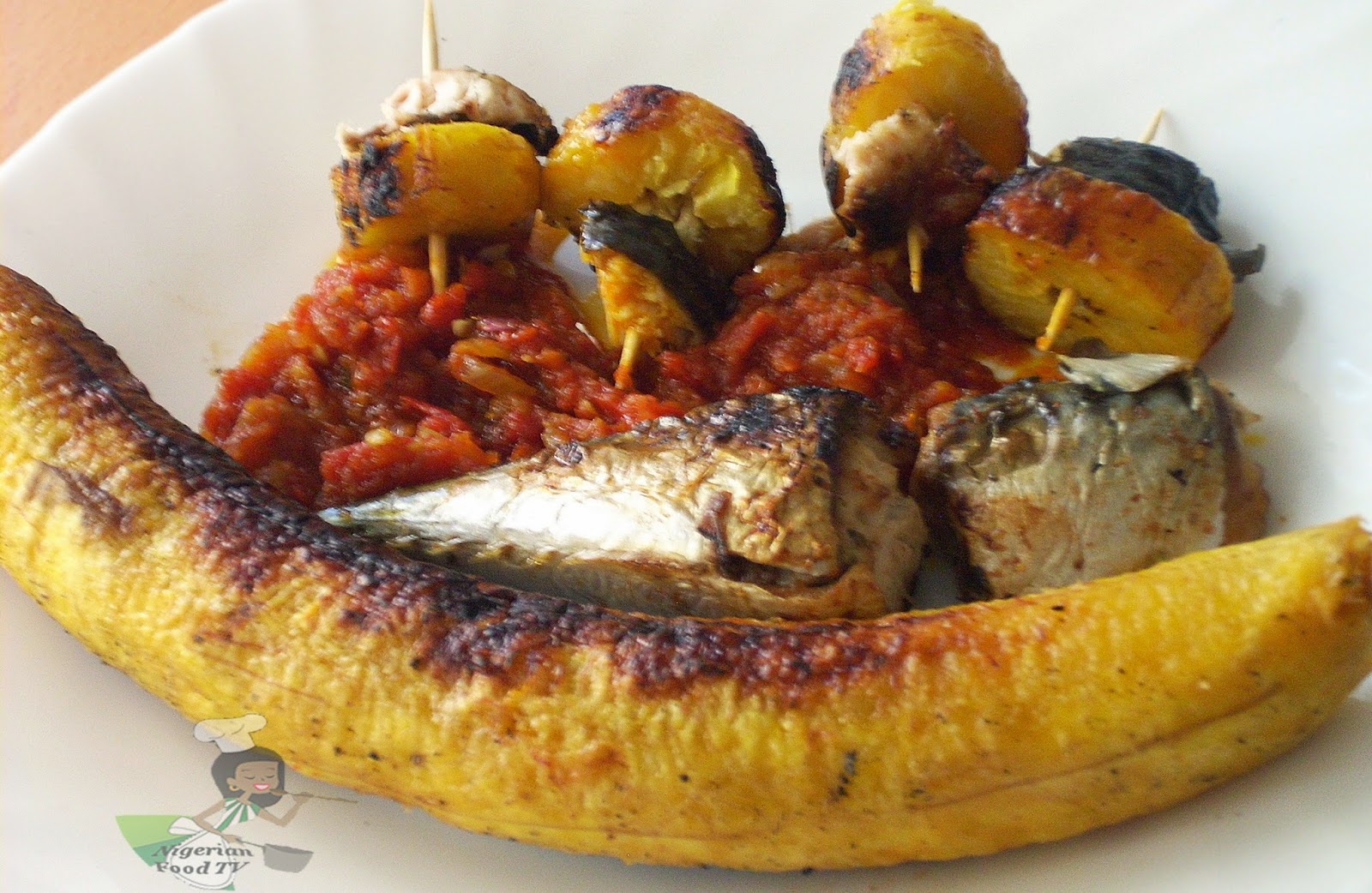 Boli , Nigerian Roasted Plantain , (Nigerian Grilled Plantain), how to make boli 