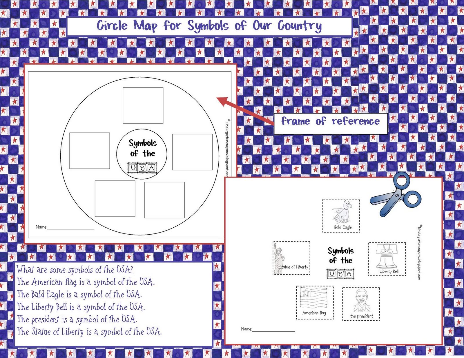 Kindergarten Crayons Circle Maps Get Ready to Brainstorm