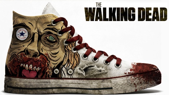 Radio Pop Action Zapatillas Converse de The Walking Dead, Dexter y Breaking Bad