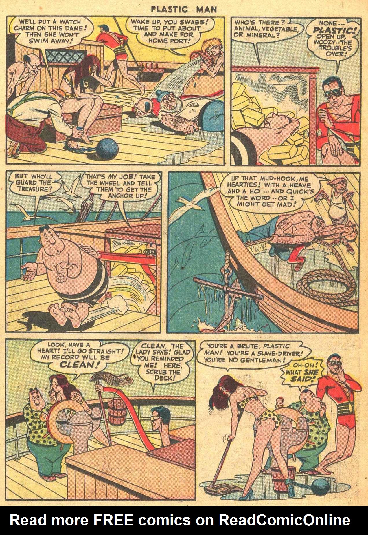 Read online Plastic Man (1943) comic -  Issue #7 - 25