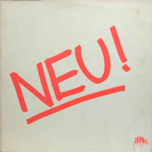Portada de disco Neu! - Neu!. 1972.