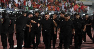 أجهزة الامن تستعد اليوم لتأمين ( مباراة الاهلي ) ببرج العرب