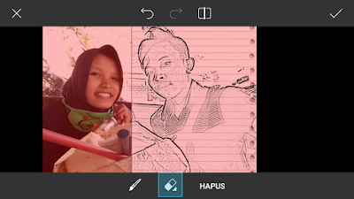 Cara Edit Foto Menjadi Setengah Kertas di Picsart ...