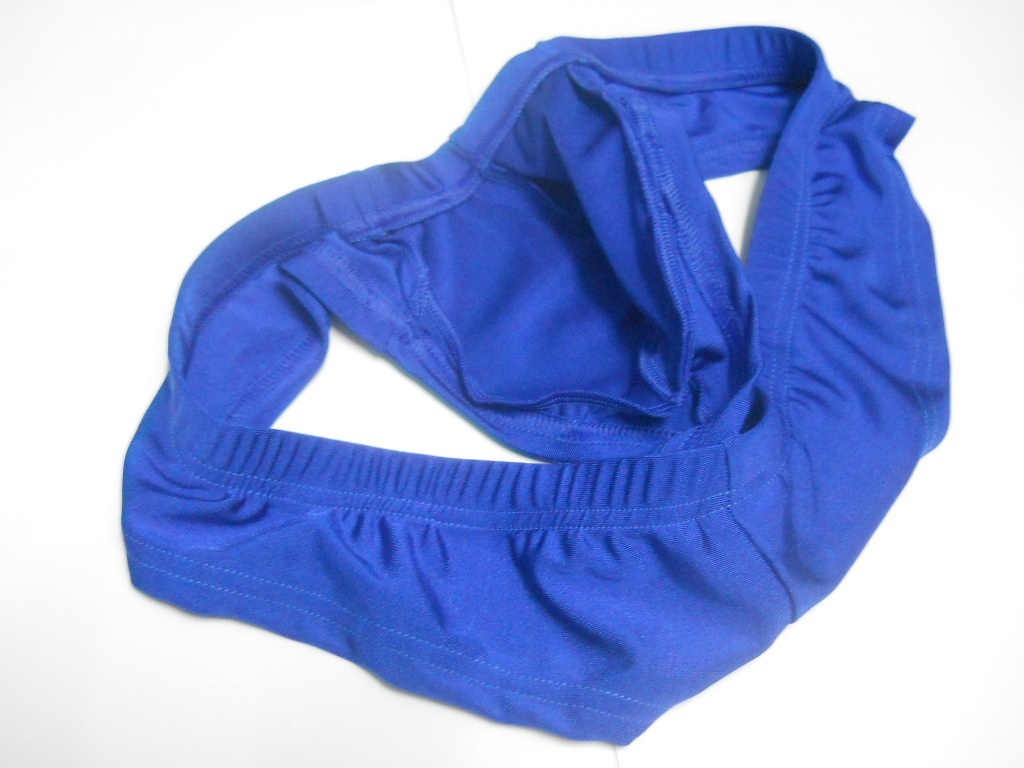 FASHION CARE 2U: UM005-2 Blue Thong Enhance Bulge Pouch Cheek Boxers ...
