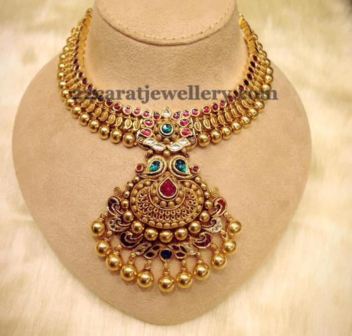 Gold jewellery design necklaces, Gold jewelry fashion, Gold necklace ...