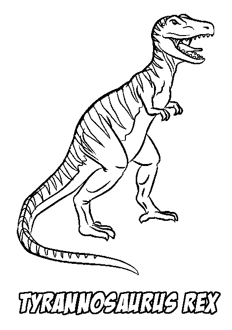t rex printable coloring pages - photo #35