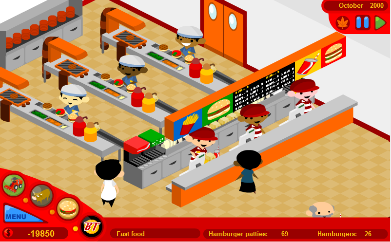 The Flash Game Network: Review: Burger Tycoon