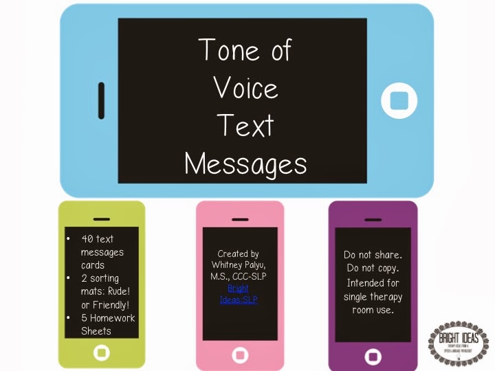 Bright Ideas SLP: Tone of Voice Text