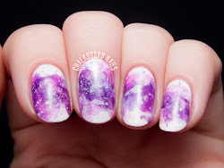 violet watercolor nails wash nail purple roundup challenge chalkboardnails chalkboard