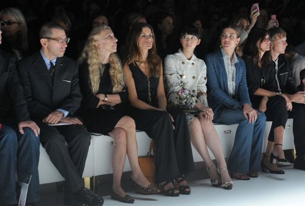 Charlotte Casiraghi attends the Gucci Spring/Summer 2013 fashion show as part Milan Fashion Week