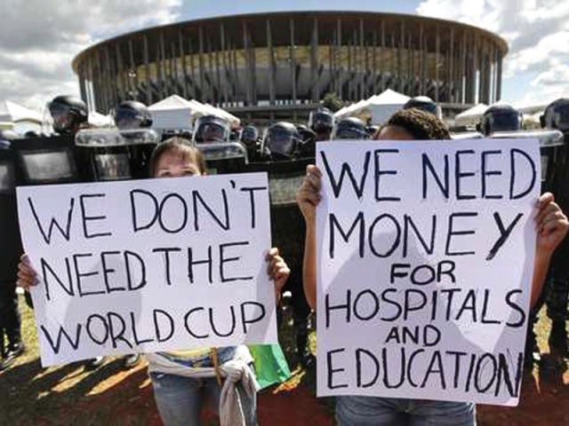 Protestas por el Mundial en Brasil 