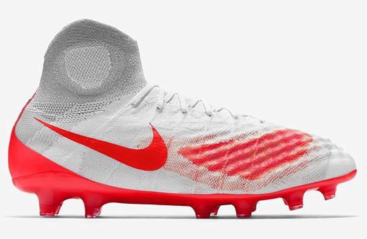 Paisaje Chorrito carga White and Red Nike Concept Boots by Swoosh Customs - Footy Headlines