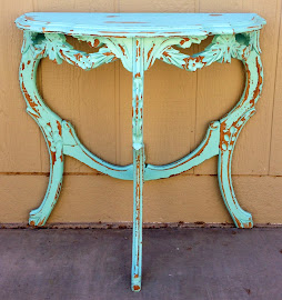 Aqua Side Table (SOLD)