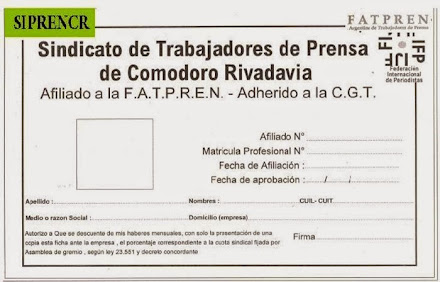 FICHA DE AFIALICION