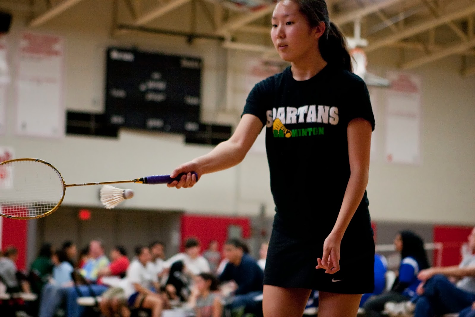 Mark Kodiak Ukena IHSA Varsity Girls Badminton Meet at Deerfield High