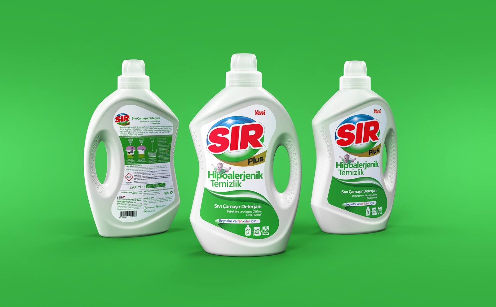SIR Liquid Laundry Detergent.