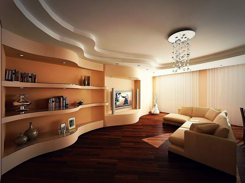 New Gypsum Ceiling Design For Living Room 2019
