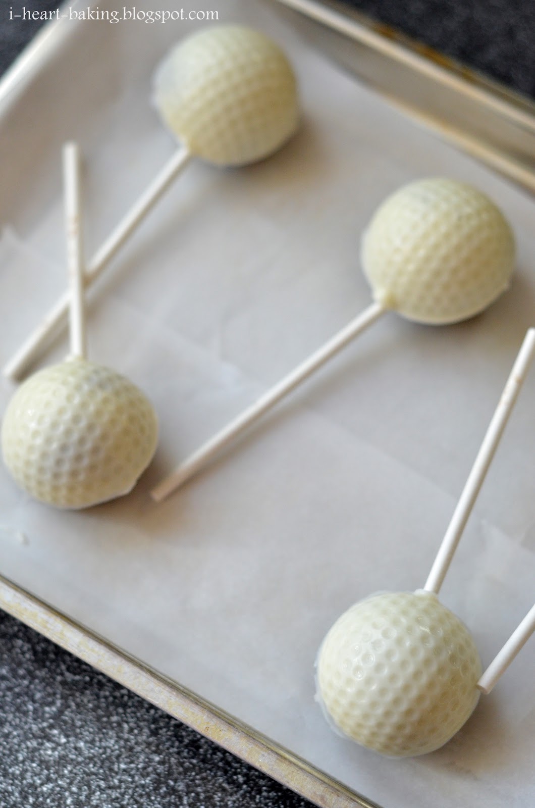 How to Make Golf Ball Cake Pops • Pint Sized Baker