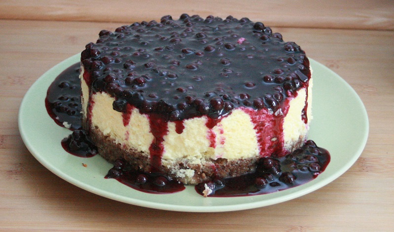Heidelbeer Cheesecake Mit Keksboden — Rezepte Suchen