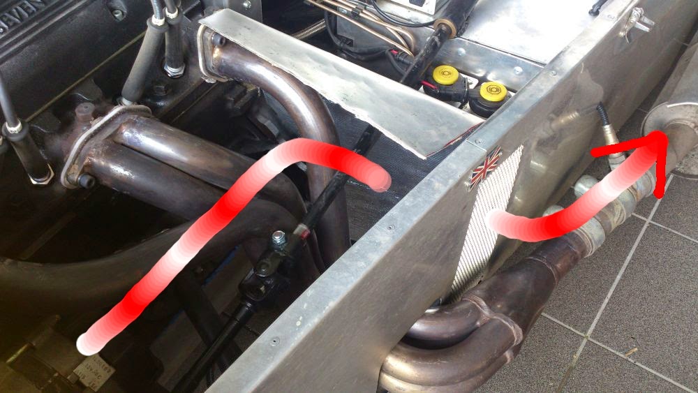 Jacob Exhaust manifold heat management