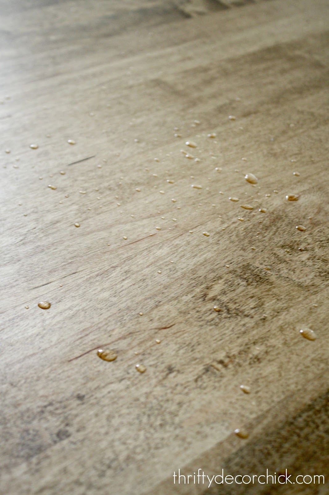 How to finish and protect wood counters around a sink from Thrifty
