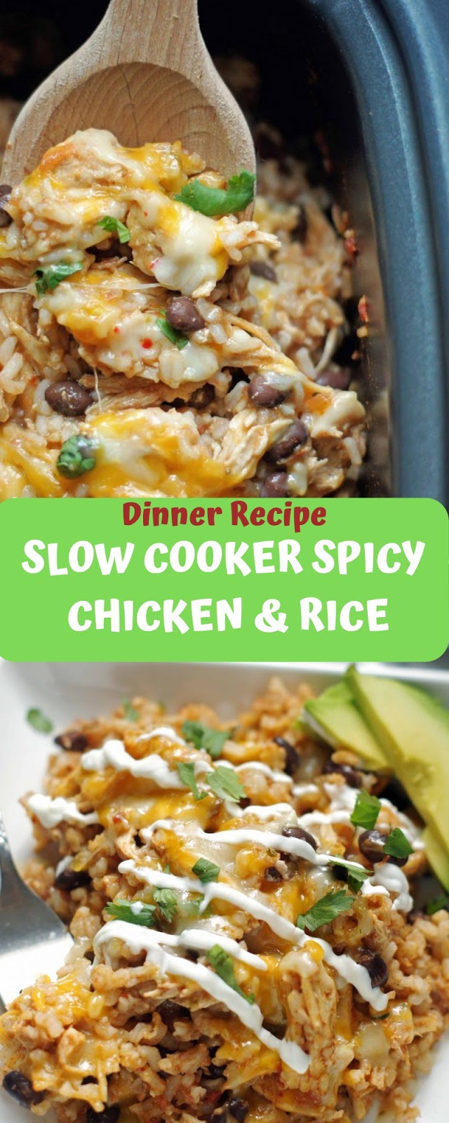 SLOW COOKER SPICY CHICKEN & RICE | Salty Sweet Recipes