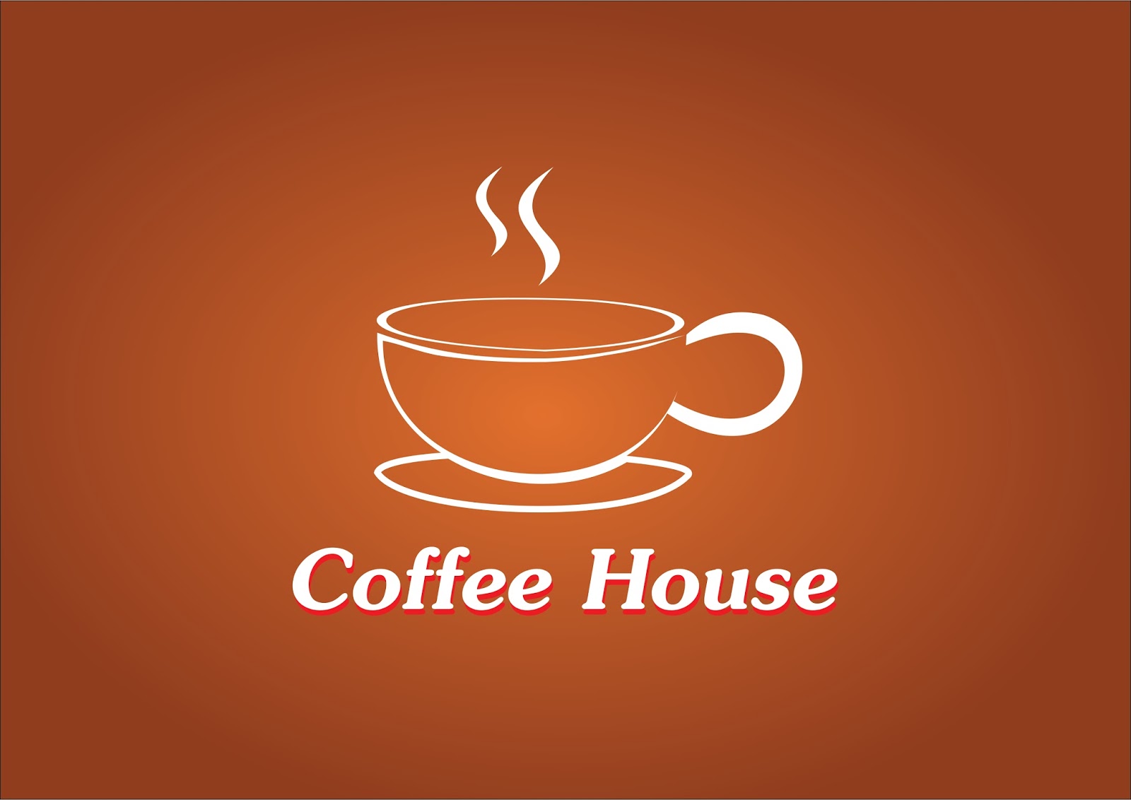 shahjad kaosar coffee house logo design in coreldraw