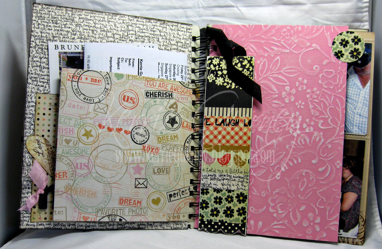 kerrie gurney Brag Book Fancy Pants Designs Scrapbook & Papercraft Expo