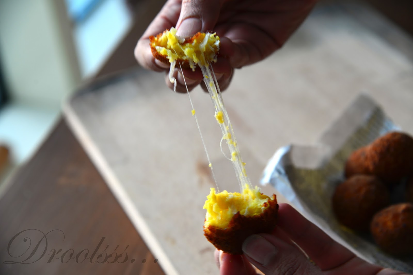 Droolsss . . . Sweet corn cheese balls