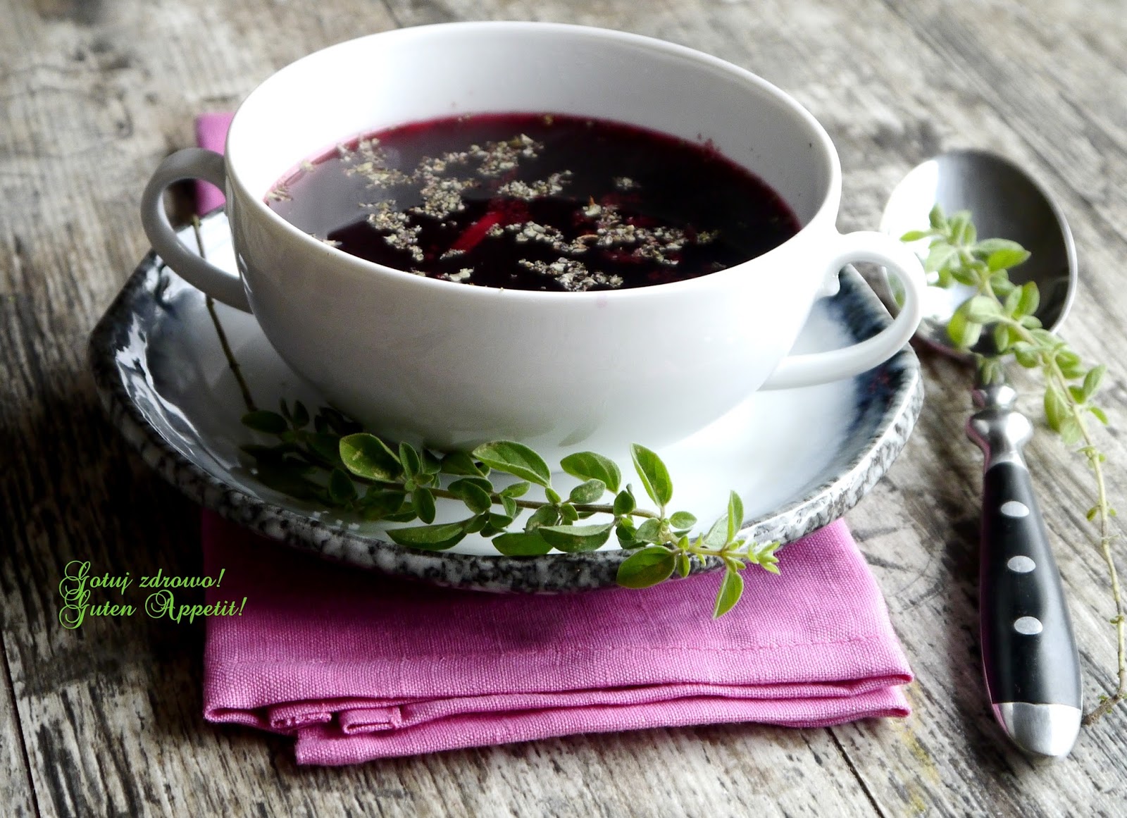 Barszcz Czerwony Czysty Wegeterianski Na Zakwasie Gotuj Zdrowo Kolorowo