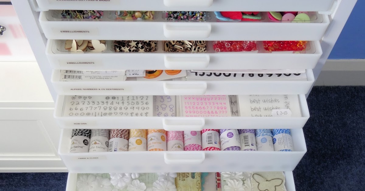 The Card Grotto Storage Sunday Embellishments