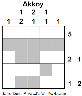 Akkoy (Mini Puzzles Series #11) Solution