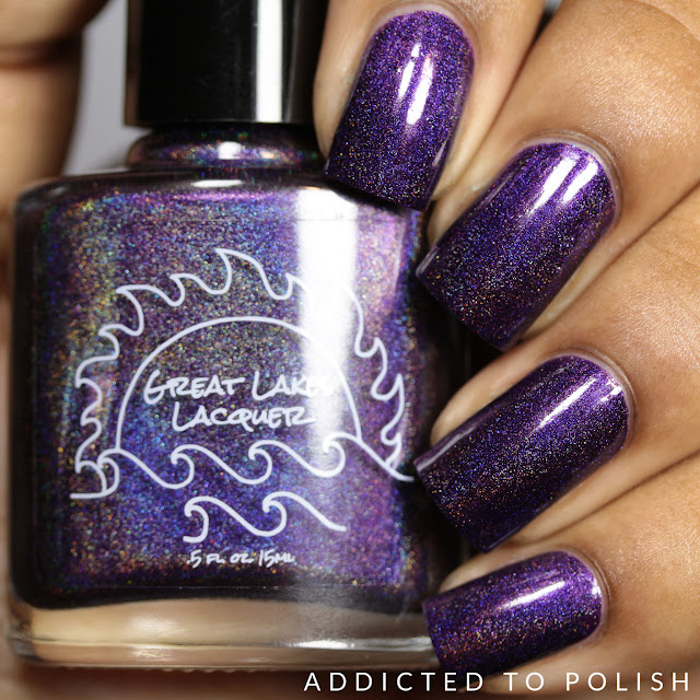 Great Lakes Lacquer M-O-O-N, That Spells Purple Make Your Stand collection