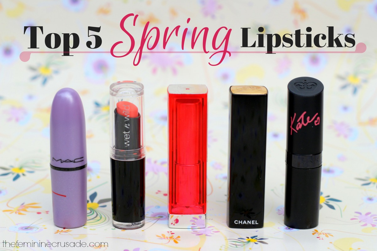 Top 5 Spring Lipsticks