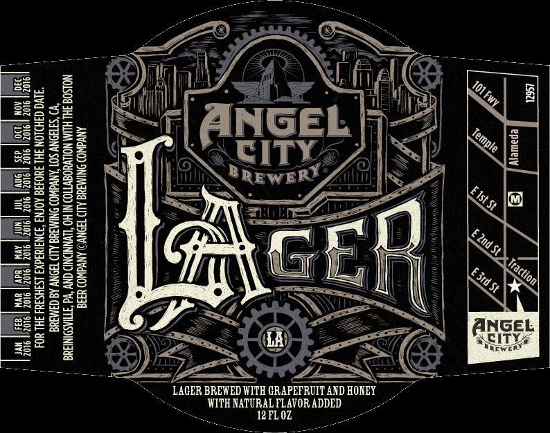 Angel City Lager (Grapefruit & Honey) 12oz Bottles