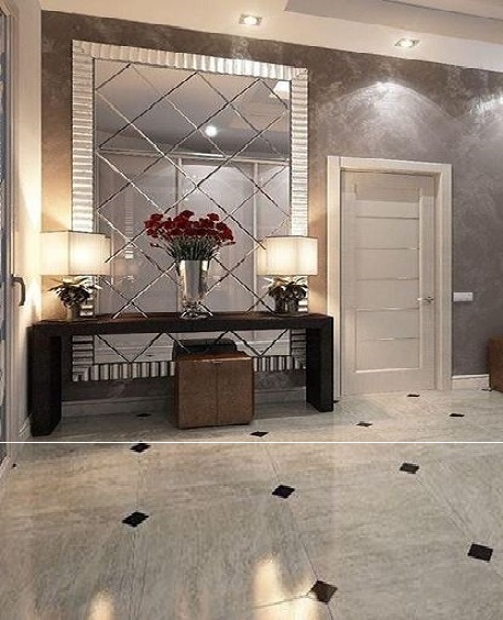 Best 45 Modern Wall Mirror Design Ideas, Hallway Wall Decor Mirror