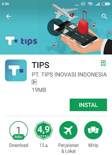 Aplikasi TIPS di Android.