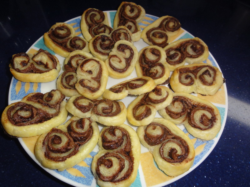 La cuisine de Kittie: Palmiers au nutella