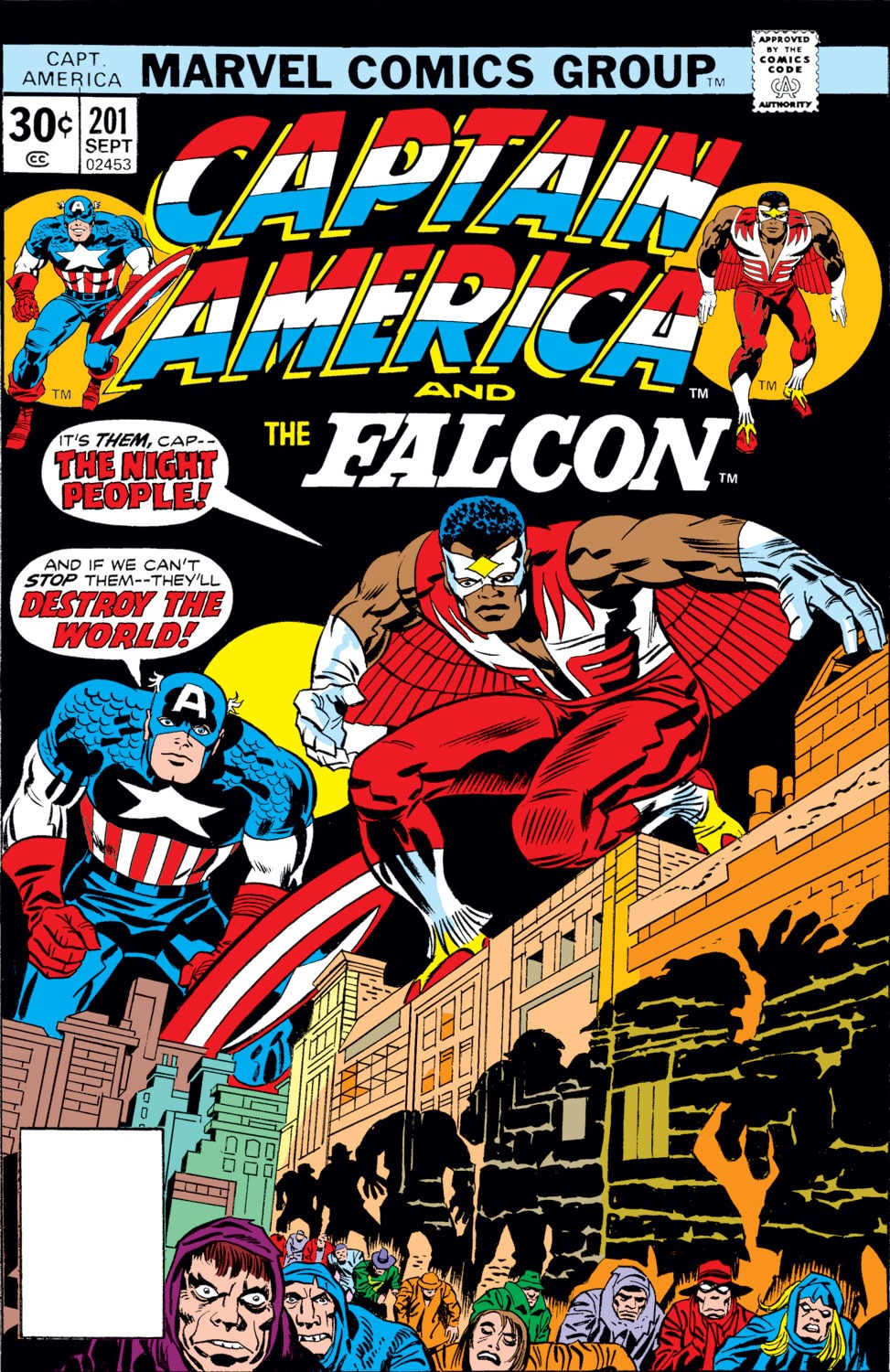 Read online Captain America (1968) comic - Issue #201 - 1