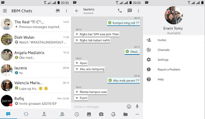 BBM Mod Tema IOS V9 Apk Terbaru