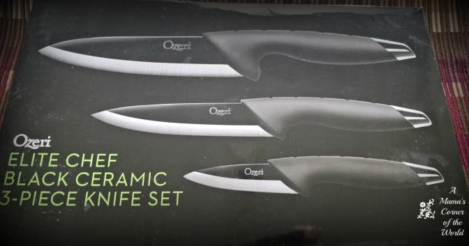 Ozeri Elite Chef Black Ceramic 6-Piece Knife Set