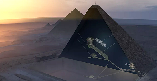 Enigma da pirâmide - câmara secreta em Quéops - Capa
